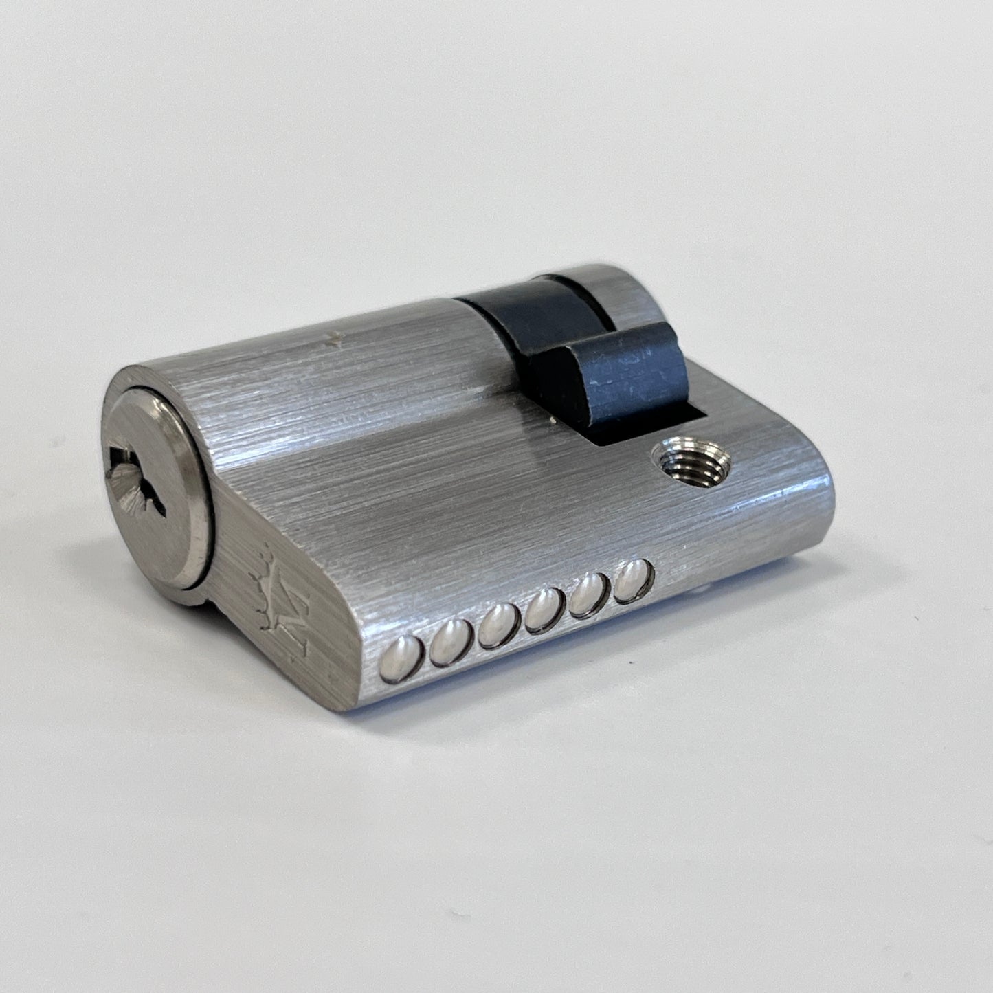 Profilzylinder 10/30 Halbzylinder Vernickelt mit 3 Schlüsseln