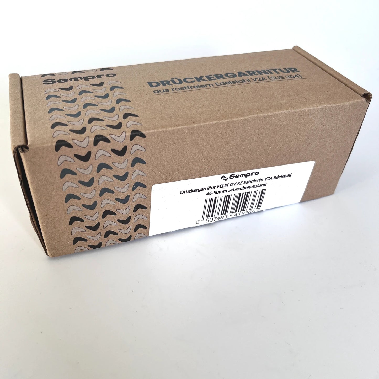 Türklinke FELIX OV PZ – Verpackung mit Produktetikett