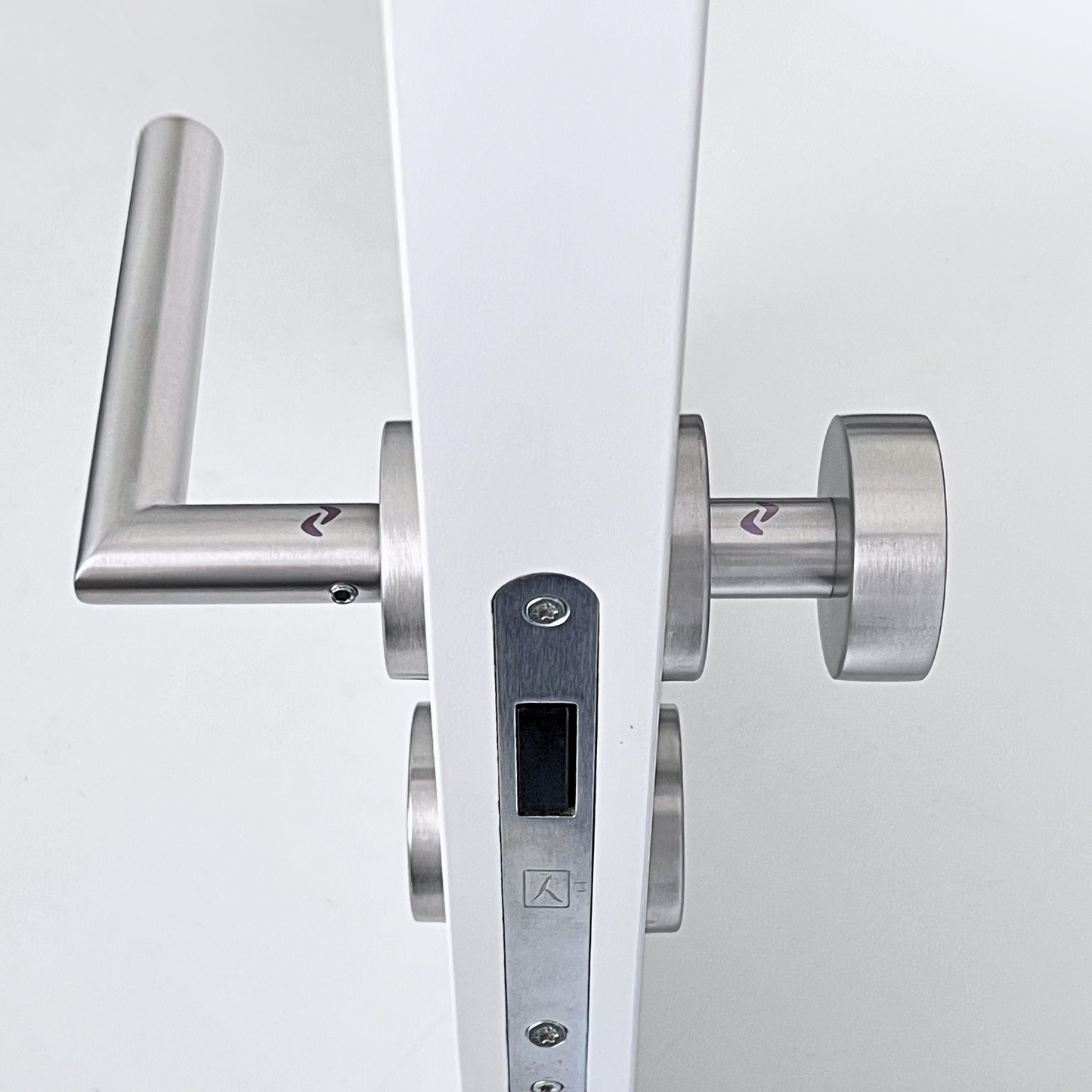 Wechselgarnitur LIVIA PZ – Edelstahl Türklinke mit festem Türknauf