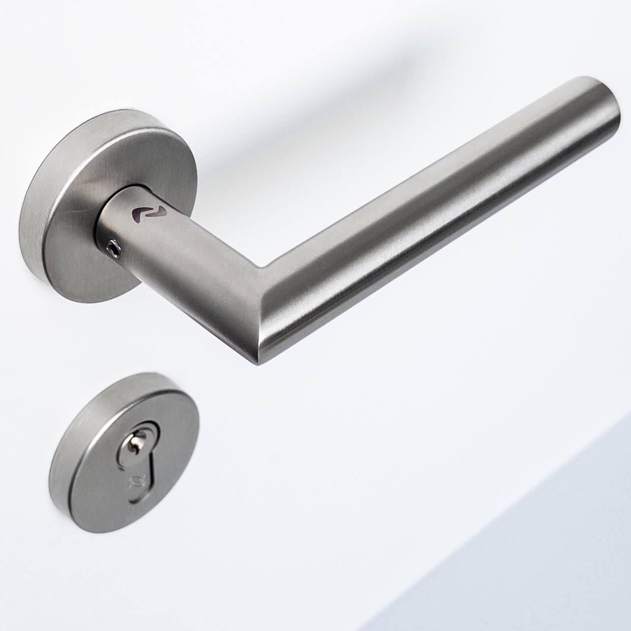 Drückergarnitur LIVIA R2 PZ Profilzylinder – Elegante Edelstahl Türklinke für Innentüren