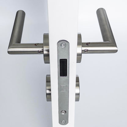 Drückergarnitur LIVIA R2 PZ Profilzylinder – Elegante Edelstahl Türklinke für Innentüren