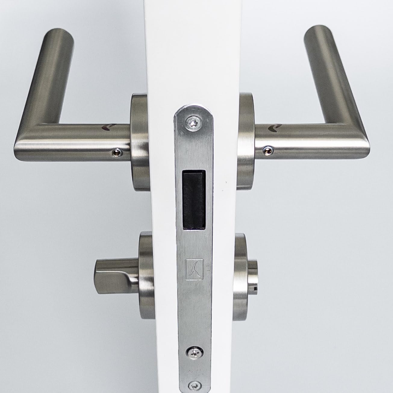 Drückergarnitur LIVIA R2 WC Bad – Elegante Edelstahl Türklinke für Innentüren