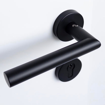 Drückergarnitur LIVIA R2 PZ Profilzylinder Schwarz matt – Elegante Edelstahl Türklinke für Innentüren