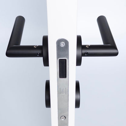 Drückergarnitur LIVIA R2 PZ Profilzylinder Schwarz matt – Elegante Edelstahl Türklinke für Innentüren